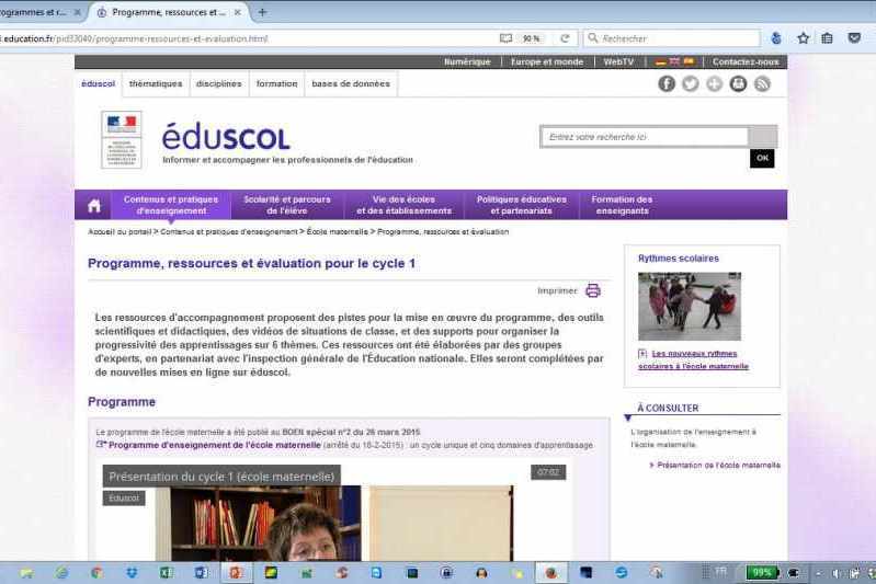 CYCLE 1 > Eduscol - Programmes Et Ressources Pour La Maternelle ...